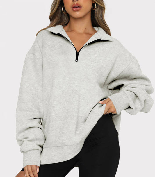Grey Oversized Pull Over