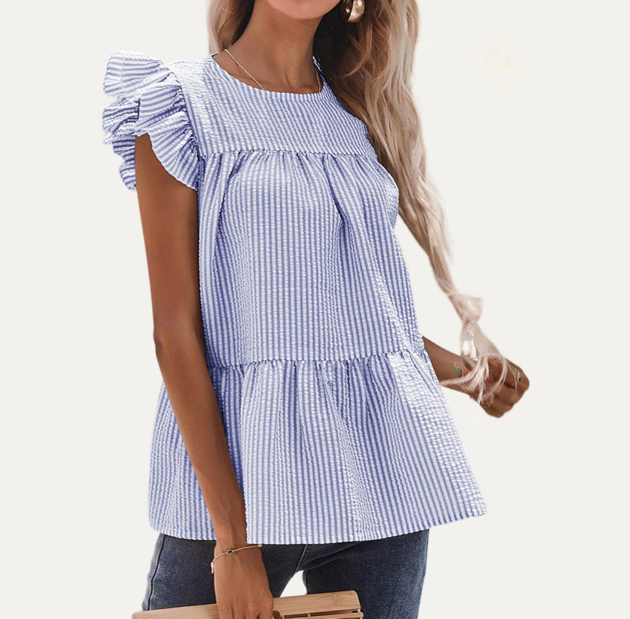 Sweet Pea Ruffled Top