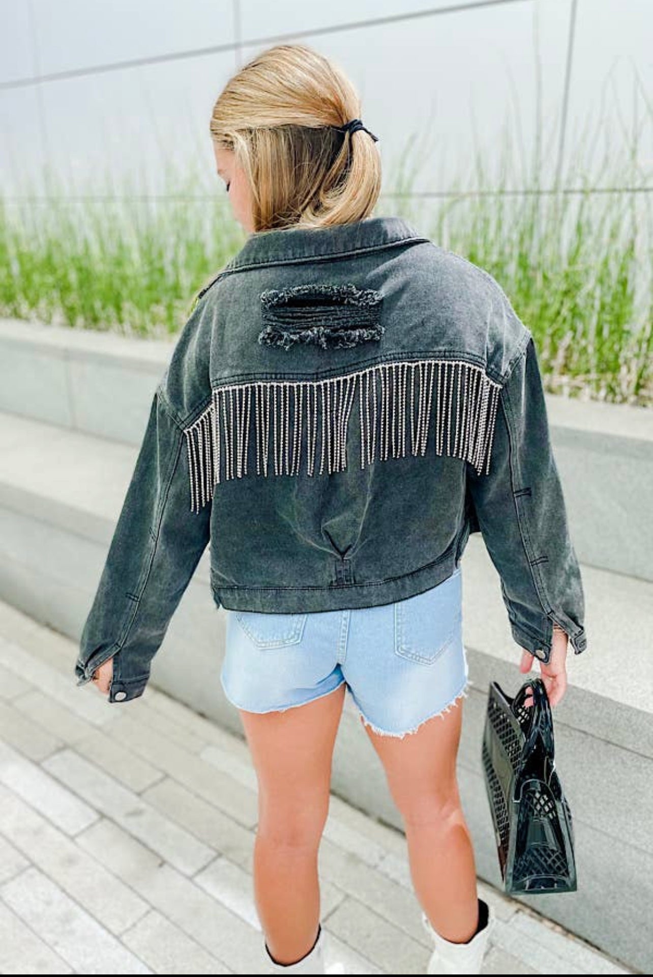 Nashville Rhinestone Denim Jacket